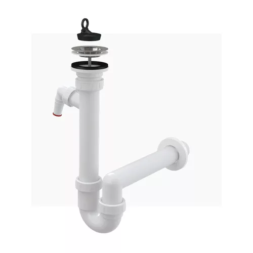 ALCA mosogató csőszifon leeresztő ráccsal DN70 és csatlakozóval (A810-DN40)