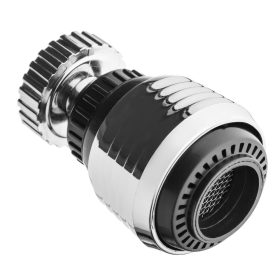   Invena ALKATRÉSZ Perlátor, 2 funkciós, rövid, vízsugár szabályzó, króm-fekete