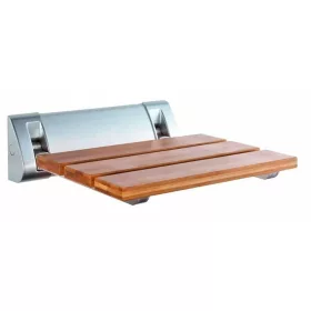   Aqualine-Sapho felhajtható zuhanyülőke 32x23cm, max:160kg, bambusz (AE236)