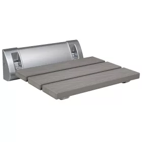   Aqualine-Sapho felhajtható zuhanyülőke 32x23cm, max:160kg, szürke WPC (AE236GR)