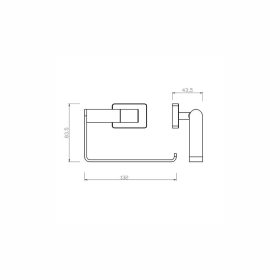 Ferro GRETA wc papír tartó, króm AGR33