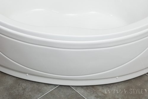 Favorit LEA szaniter akril sarokkád előlappal - állvánnyal 140 x 140 cm