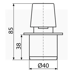ALCA légbeszívó szelep DN40 (APH40)