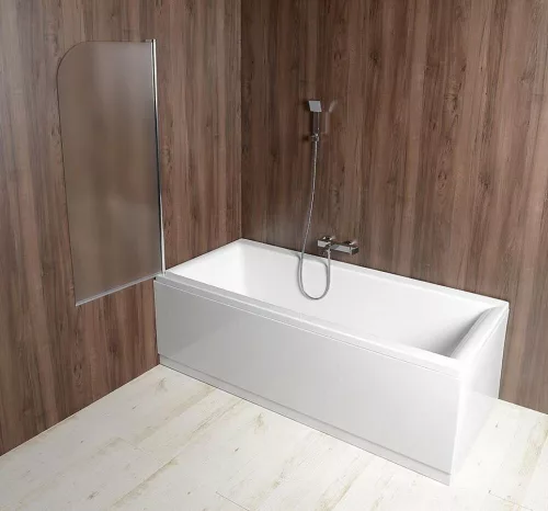 Aqualine VILMA kádparaván Jobbos 60x140 áttetsző AQ6018P