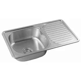   Aqualine-Sapho rozsdamentes mosogatótálca 76x42/18cm (AQ7642B)