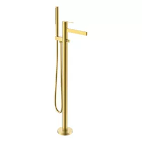   AREZZO design ELEGANT szabadonálló kád csaptelep, Szálcsiszolt arany 