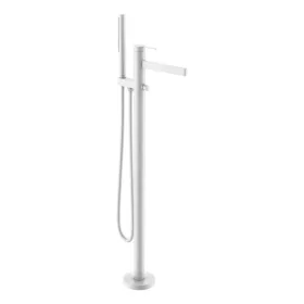   AREZZO design ELEGANT szabadonálló kád csaptelep, Matt fehér AR-10095MW