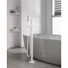 AREZZO design ELEGANT szabadonálló kád csaptelep, Matt fehér AR-10095MW