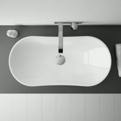 AREZZO design pultra ültethető mosdó PIATO 73x38