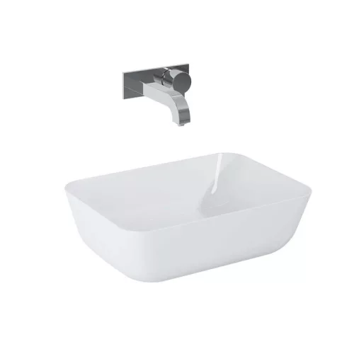 AREZZO design pultra ültethető mosdó RENI 46x33, fehér