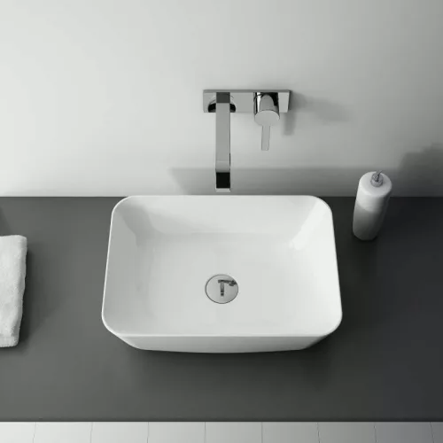 AREZZO design pultra ültethető mosdó RENI 46x33, fehér