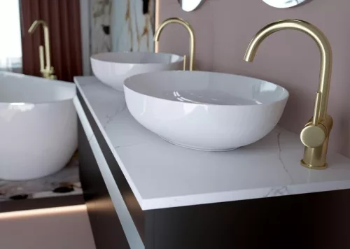 AREZZO design pultra ültethető mosdó RIKA 52x40