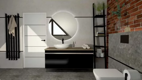 AREZZO design pultra ültethető mosdó RIKA 52x40