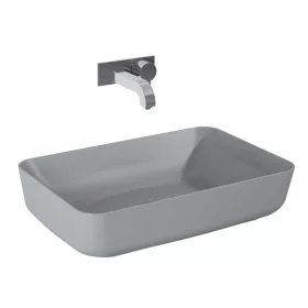   AREZZO design pultra ültethető mosdó NOMIA 50x39, matt ezüstszürke