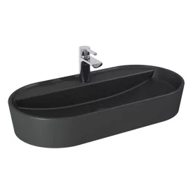  AREZZO design pultra ültethető mosdó BABETTE 82X41 matt antracit