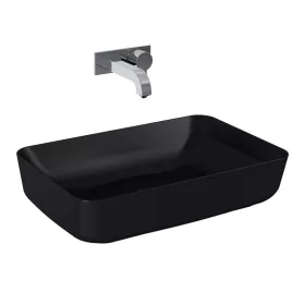   AREZZO design pultra ültethető mosdó NOMIA 50x39, matt fekete