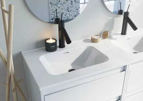 AREZZO design SKAPPA 120 cm-es dupla mosdó