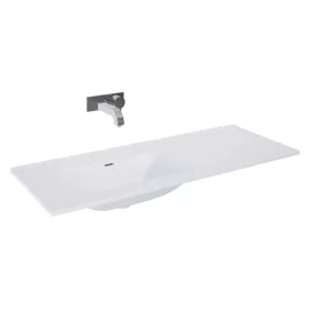   AREZZO design SKAPPA 120 cm-es mosdó (80+40) balos CSAPLYUK NÉLKÜL