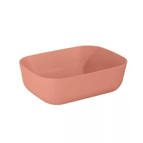   AREZZO design pultra ültethető mosdó RENI 46x33, terra pink