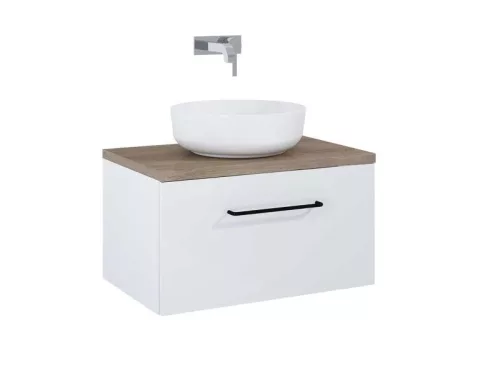 AREZZO design 70x46 cm mosdópult, Természetes tölgy színben