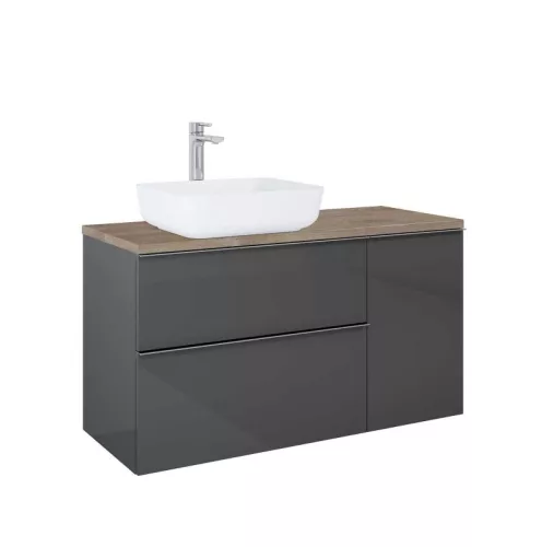 AREZZO design 100x46 cm mosdópult, Természetes tölgy színben