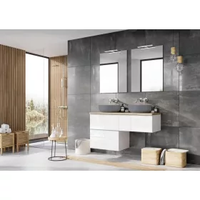AREZZO design 120x46 cm mosdópult, Természetes tölgy