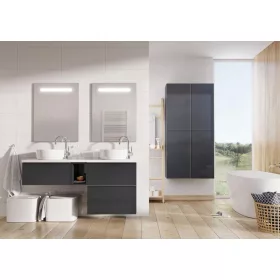   AREZZO design MONTEREY Slim 20 cm-es nyitott elem Mf. antracit színben