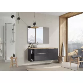   AREZZO design MONTEREY Duo 20 cm-es nyitott elem Mf. antracit színben