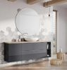 AREZZO design MONTEREY Duo 20 cm-es nyitott elem Mf. antracit színben