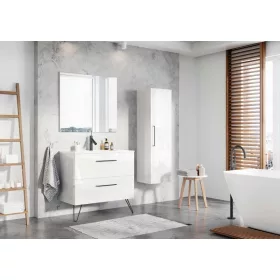 AREZZO design CARMEL fekete láb 20cm (2 db )