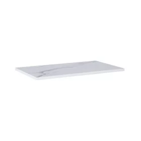   AREZZO design CALACATTA márvány 80x46 cm mosdópult Matt Fehér színben, 20 mm