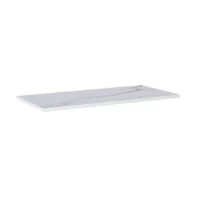   AREZZO design CALACATTA márvány 100x46 cm mosdópult Matt Fehér színben, 20 mm