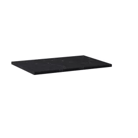   AREZZO design MARQUINA márvány 60x46 cm mosdópult Matt Fekete színben, 20 mm
