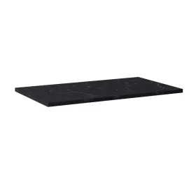   AREZZO design MARQUINA márvány 80x46 cm mosdópult Matt Fekete színben, 20 mm