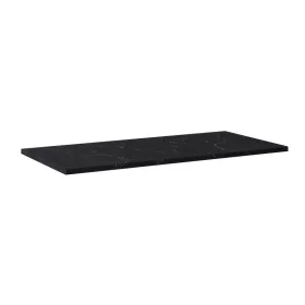   AREZZO design MARQUINA márvány 100x46 cm mosdópult Matt Fekete színben,20 mm