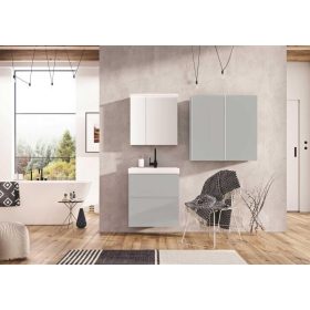   AREZZO design MONTEREY 40 cm-es felsőszekrény (31,6 cm mély)1 ajtóval Matt Szürke színben