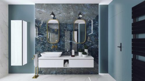 AREZZO design MONTEREY Slim 20 cm-es nyitott elem Matt Fehér színben