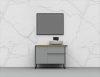 AREZZO design MONTEREY oldalsó fekete fémkeret