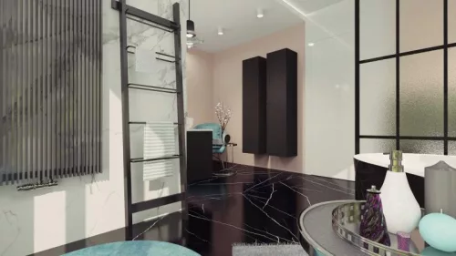 AREZZO design univerzális állószekrény bármely modellhez 40 cm-es, 2 ajtós, matt fekete