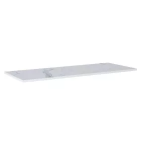   AREZZO design MARQUINA márvány mosdópult 140 (70+70) 49,4 matt fekete,20 mm