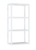 AREZZO design MONTEREY Függőpolc üveggel 40/80 matt fehér (21,6)