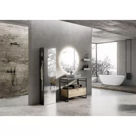 AREZZO design márványpult 80/46/1,5 matt világos szürke