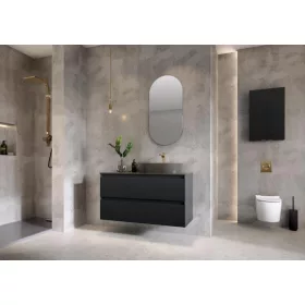 AREZZO design márványpult 60/46/1,5 matt antracit
