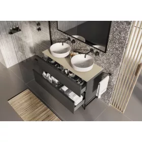 AREZZO design márványpult 80/46/1,5 matt beige