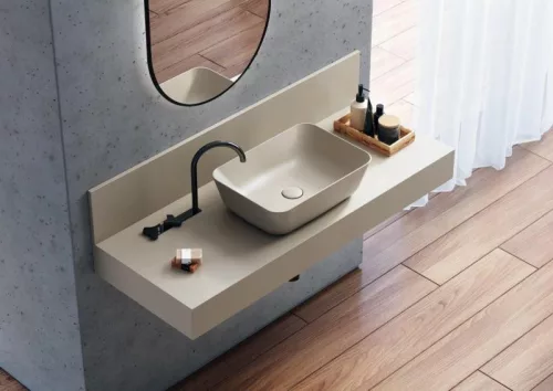 AREZZO design márvány fali panel 100/20/1,5 matt beige