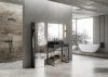 AREZZO design NEBO tükör canela tölgy polccal 50_190, matt fekete