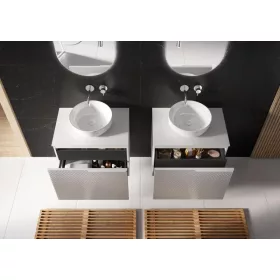 AREZZO design márványpult 120/49,4/1,5 matt fehér