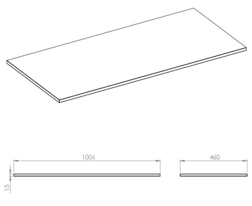 AREZZO design márványpult 100/46/1,5 terra pink