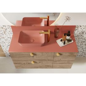 AREZZO design márványpult 140/46/1,5 terra pink