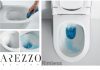 AREZZO design OHIO Rimless perem nélküli függesztett WC AR-200R